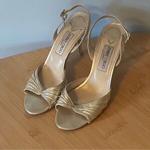 Jimmy Choo Gold Heels